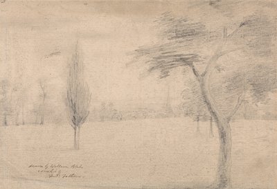 Paisaje con aguja de William Blake